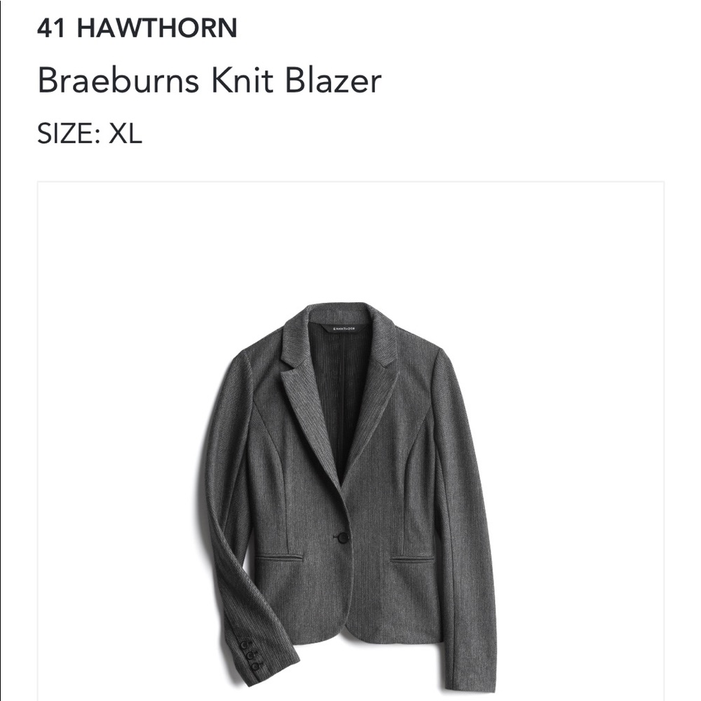 Knit blazer